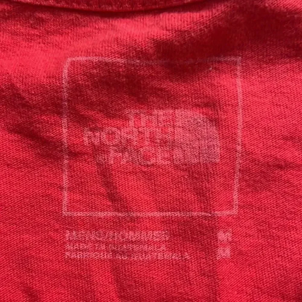 The North Face Red Men’s Short Sleeve Logo T-Shirt